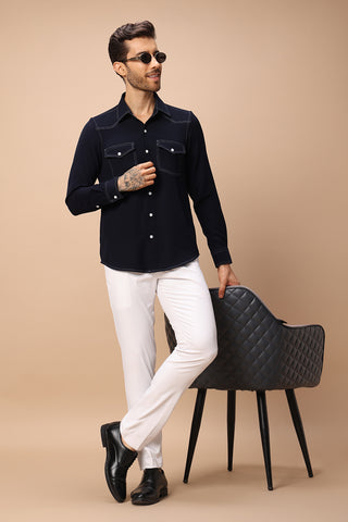 micro western shirt