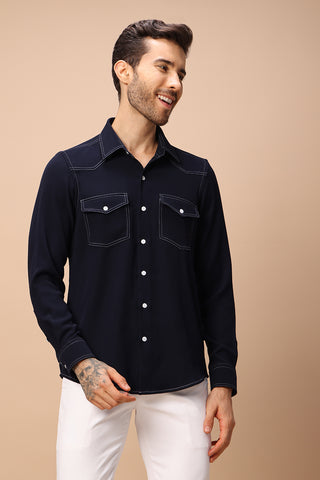 micro western shirt
