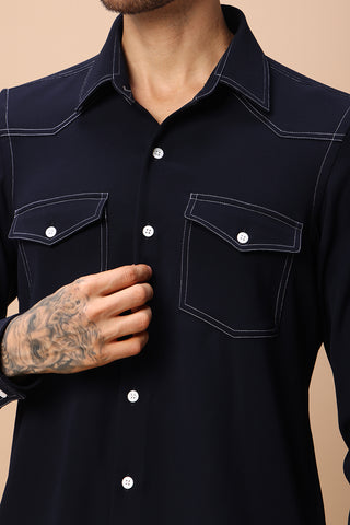 micro western shirt