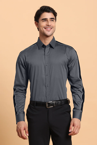 Grey commander shirt