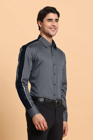 Grey commander shirt