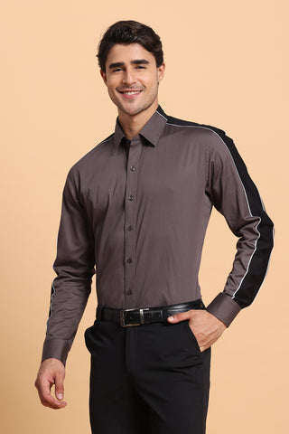 Grey commander shirt