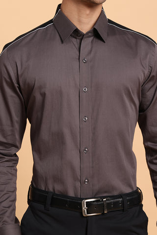 Grey commander shirt