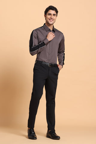 Grey commander shirt