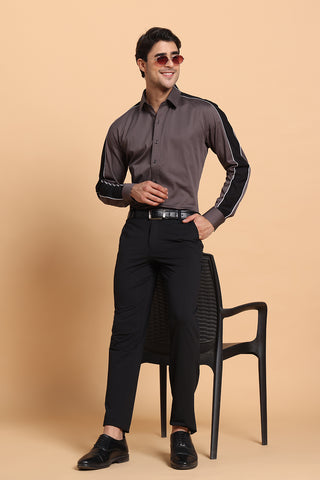 Grey commander shirt