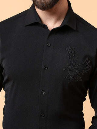 Eagle embroidery shirt