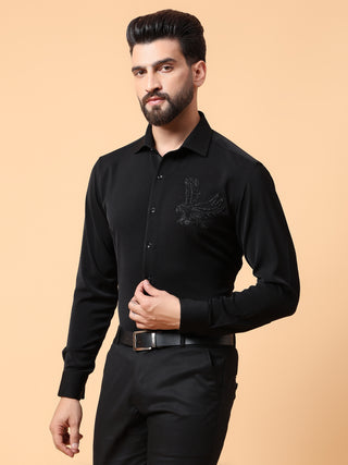 Eagle embroidery shirt