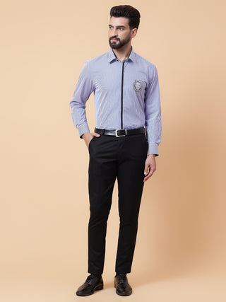 Stripe shirt with logo