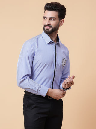 Stripe shirt with logo