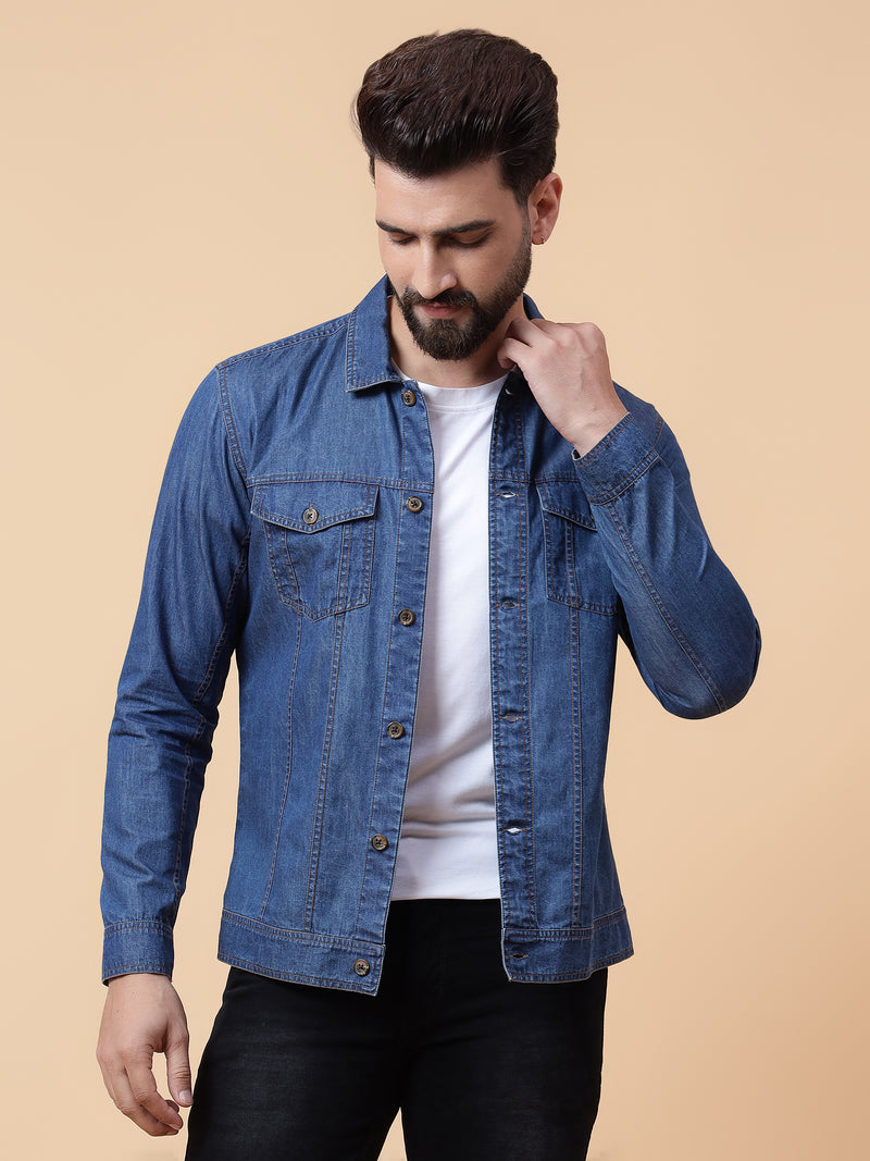 Super light weight denim jacket