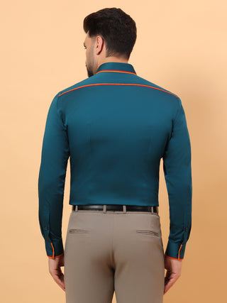 double piping shirt
