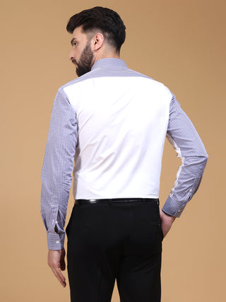 GINGHAM CHECK WITH LOGO SHIRT