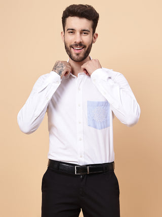 GEO EMBROIDERY SHIRT