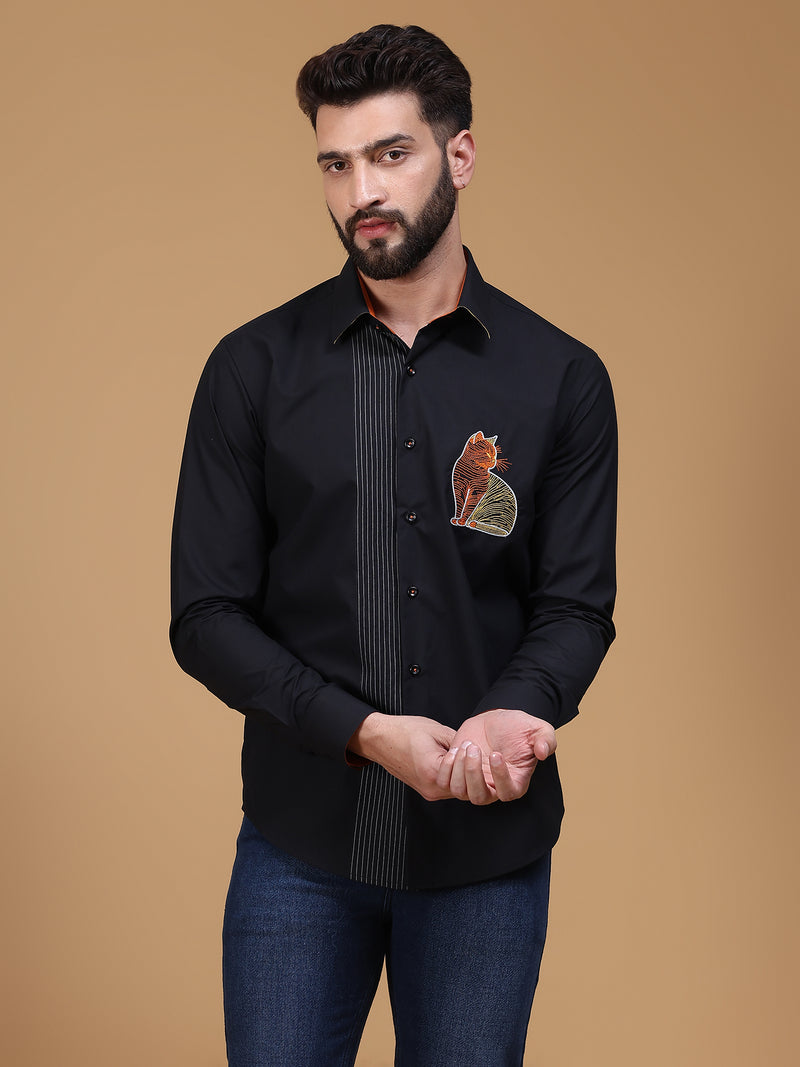 CAT AND STITCH SHIRT