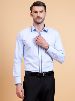 contrast tape shirt