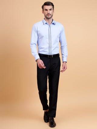 contrast tape shirt