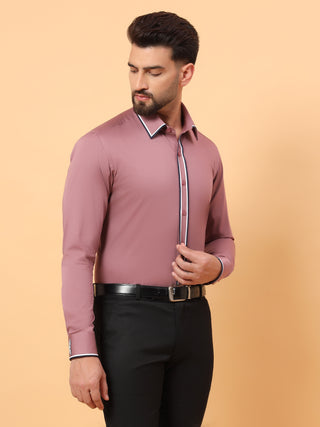 double piping shirt