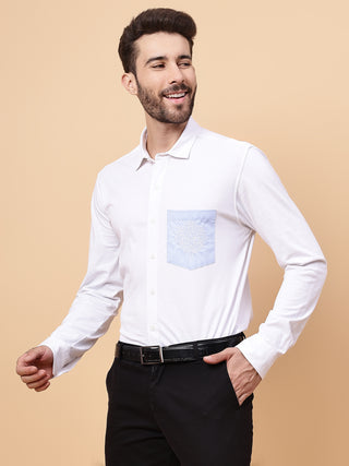 GEO EMBROIDERY SHIRT