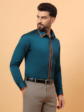 double piping shirt