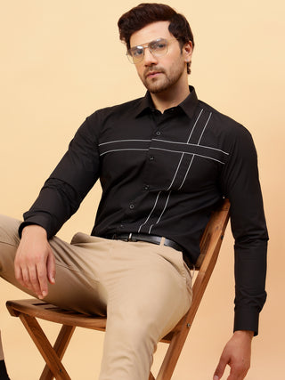 Plus piping shirt