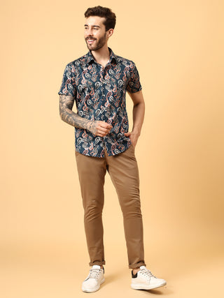 paisely print shirt