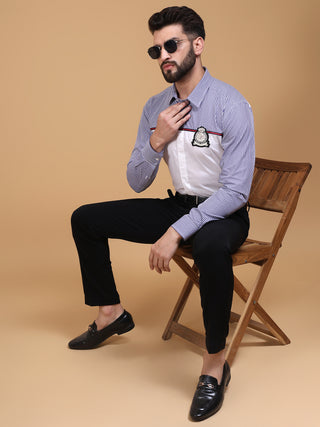 GINGHAM CHECK WITH LOGO SHIRT