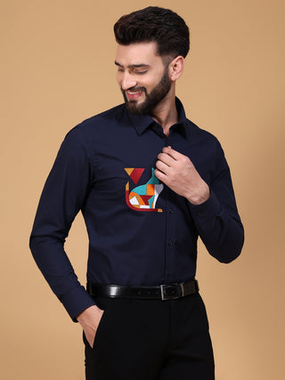 CAT EMBROIDERY SHIRT
