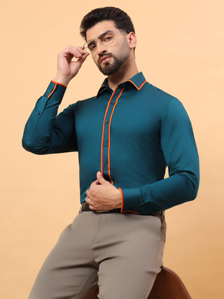 double piping shirt