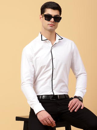 WING COLLAR SHIRT