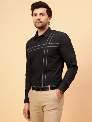 Plus piping shirt