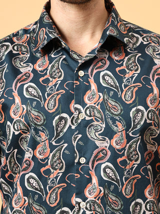 paisely print shirt