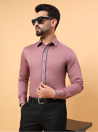 double piping shirt