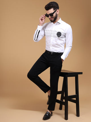 LION EMBROIDERY SHIRT