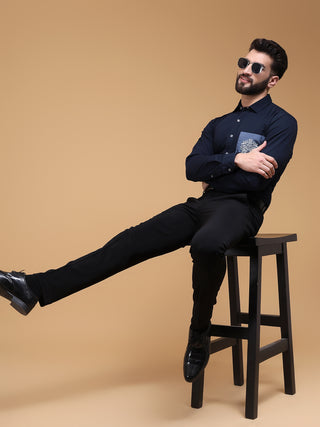 SHIRT WITH GEO EMBROIDERY