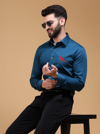 BIRD EMBROIDERY SHIRT