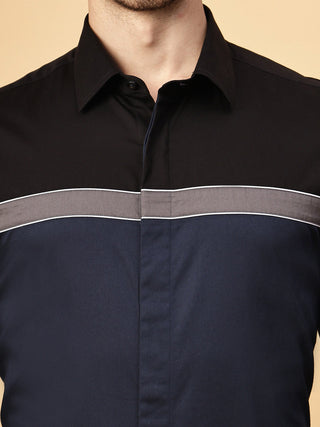 COLOR BLOCK SHIRT