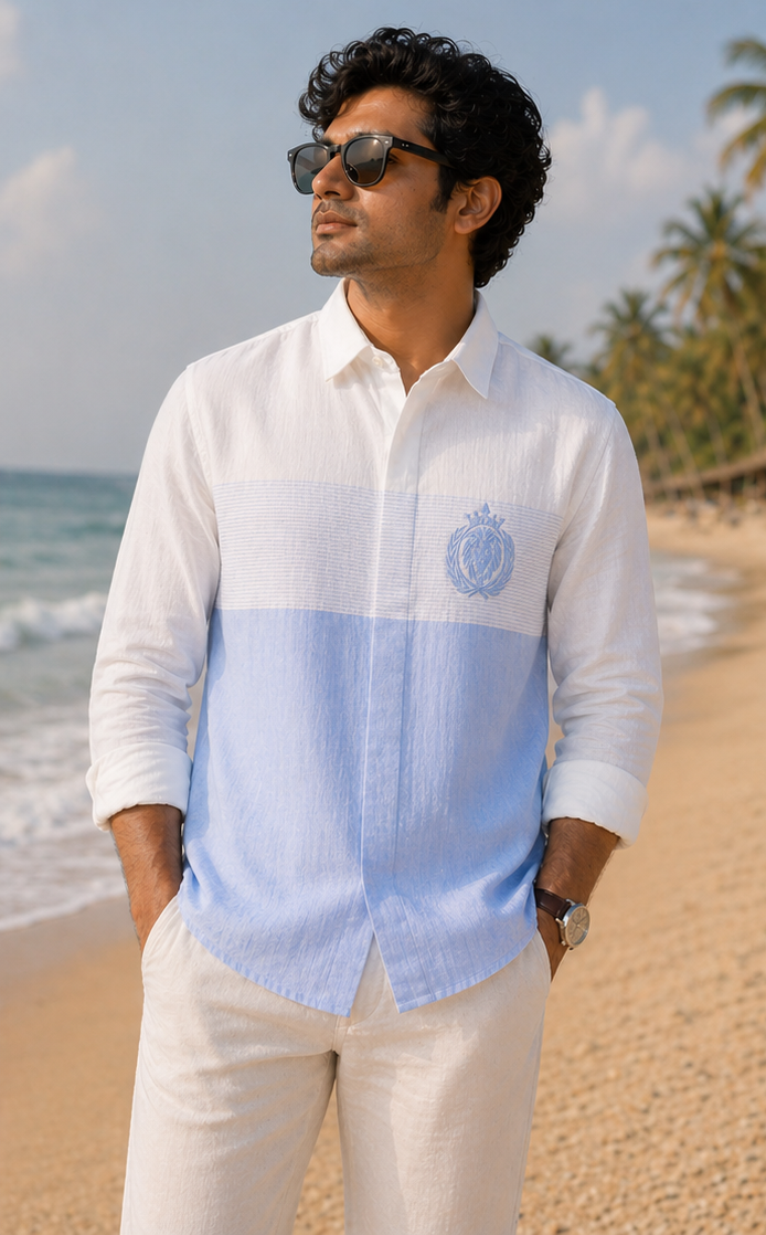 linen chambray shirt