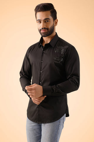 Tiger embroidery Shirt