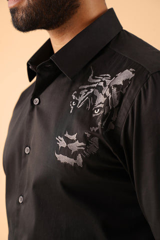 Tiger embroidery Shirt