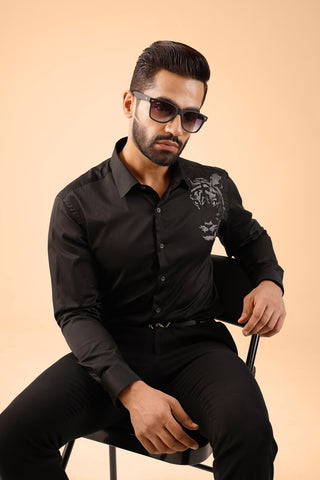 Tiger embroidery Shirt