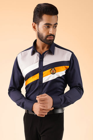 Polo Shirt with Embroidery Patch
