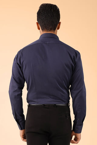 Navy And White Stripe Shirt