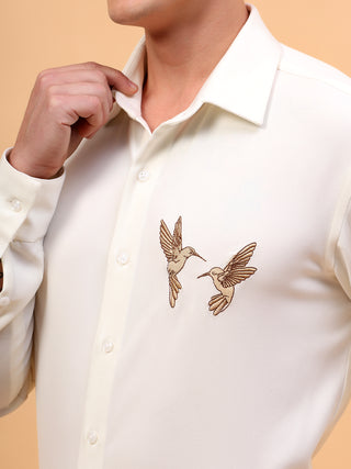 micro birds shirt