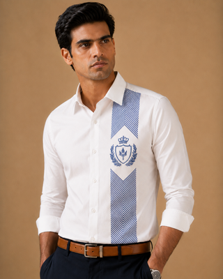 herringbone stripe shirt