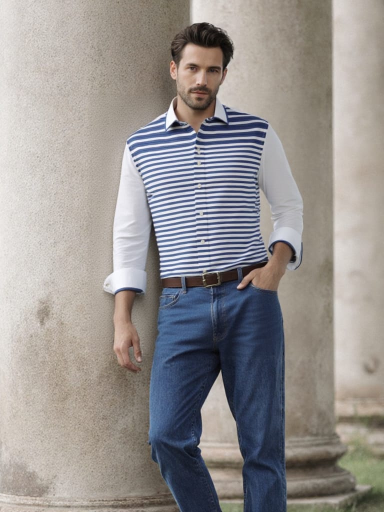 Stripe iteration shirt